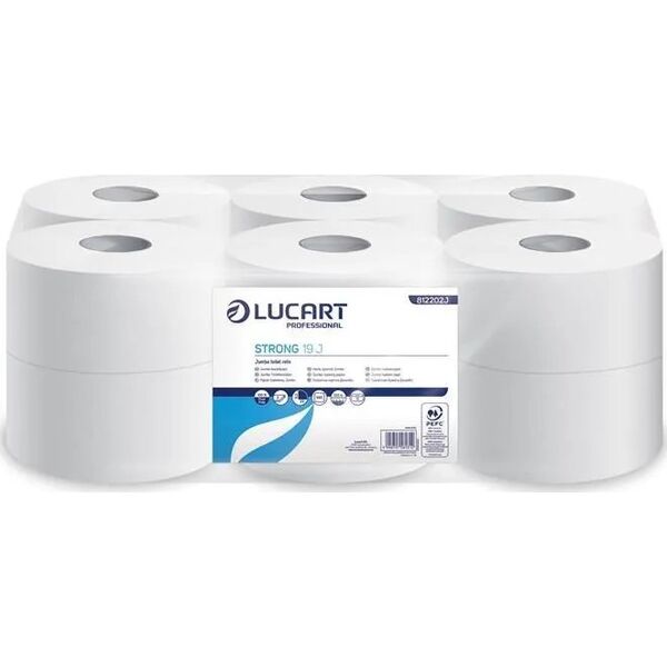 Karen Lucart Strong 19 J - Papier toaletowy jumbo, 2 warstwy, 130 m, celuloza — 12 rolek 14034637 5998797581312