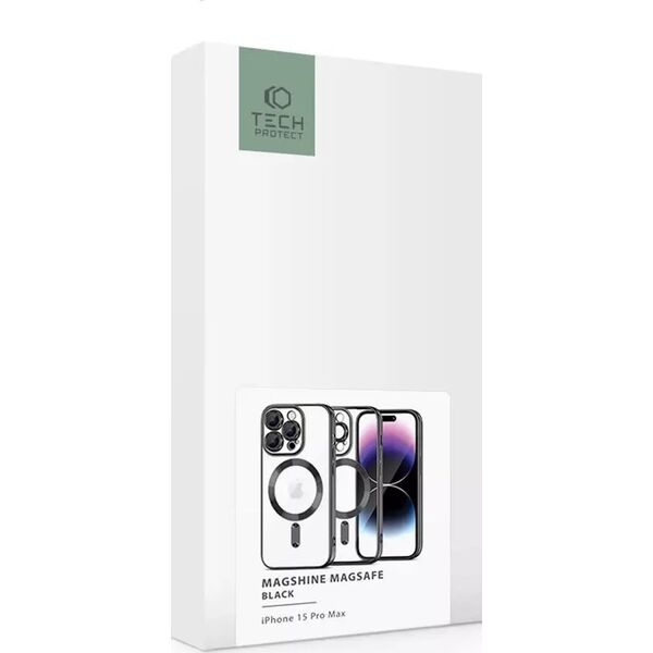 Tech-Protect Etui APPLE IPHONE 15 PRO MAX Tech-Protect MagShine czarne 14035821 9319456604191