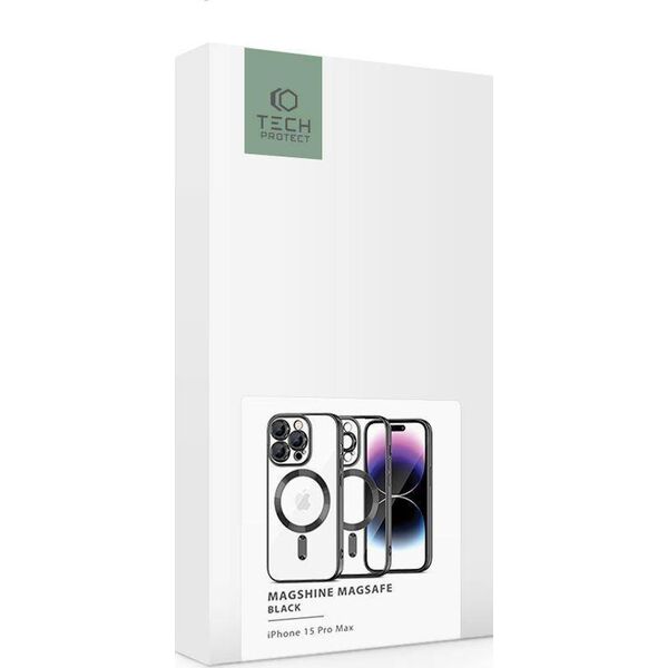 Tech-Protect Etui APPLE IPHONE 15 PRO MAX Tech-Protect MagShine czarne 14035821 9319456604191