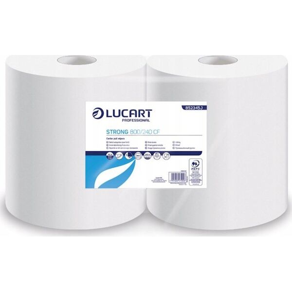 Karen Lucart Strong 800/240 CF - Czyściwo w roli, 2 warstwy, 240 m, celuloza - 2 rolki 14035967 5997603575026