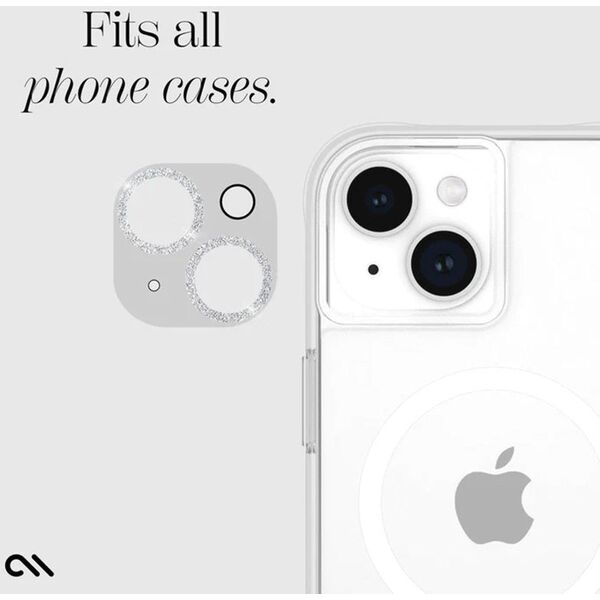 Case-Mate Case-Mate Sparkle Lens Protector - Szkło ochronne na aparat iPhone 15 / iPhone 15 Plus (Twinkle) 14037596 840171730111