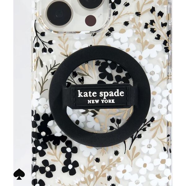 Case-Mate Kate Spade New York Magnetic Loop Grip - Uchwyt MagSafe na palec (Black) 14038158 840171736236