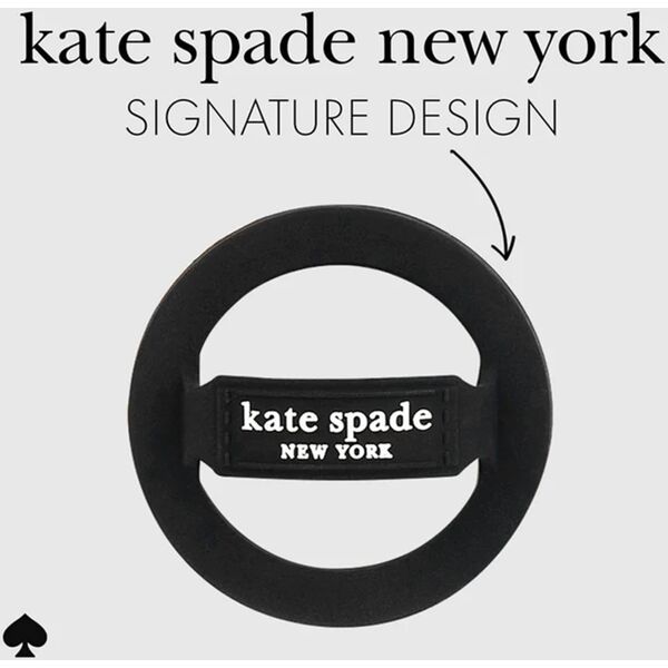 Case-Mate Kate Spade New York Magnetic Loop Grip - Uchwyt MagSafe na palec (Black) 14038158 840171736236