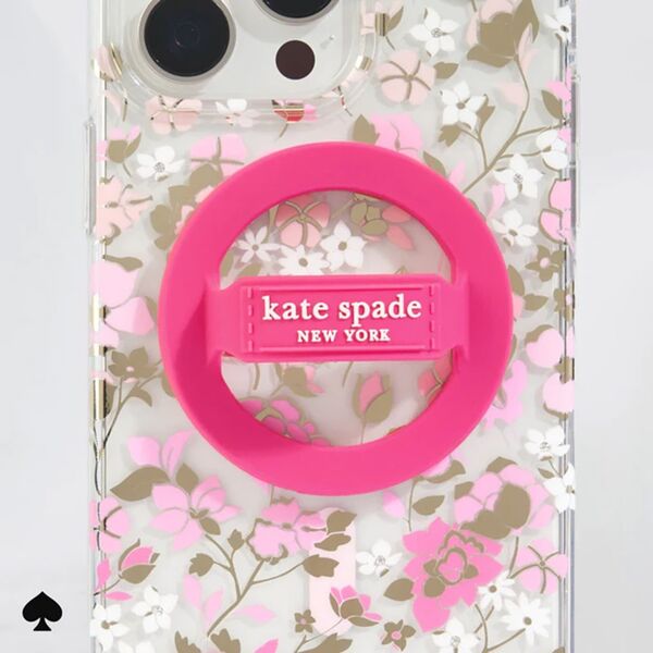 Case-Mate Kate Spade New York Magnetic Loop Grip - Uchwyt MagSafe na palec (Pom Pom Pink) 14038159 840171736250