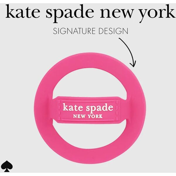 Case-Mate Kate Spade New York Magnetic Loop Grip - Uchwyt MagSafe na palec (Pom Pom Pink) 14038159 840171736250