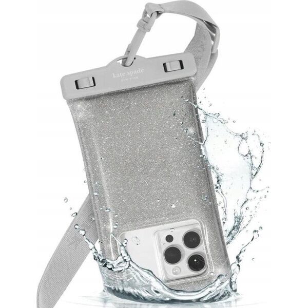 Case-Mate Kate Spade New York Waterproof Floating Pouch - Etui wodoodporne do smartfonów do 6.7" (That Sparkle) 14039361 840171735673