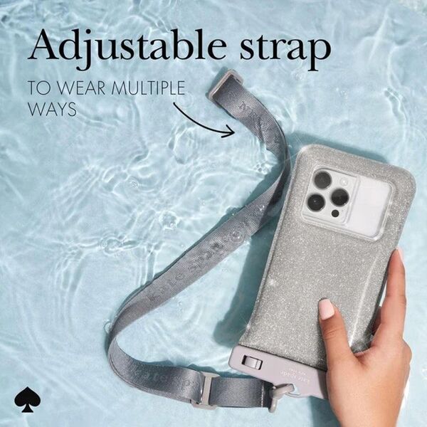 Case-Mate Kate Spade New York Waterproof Floating Pouch - Etui wodoodporne do smartfonów do 6.7" (That Sparkle) 14039361 840171735673