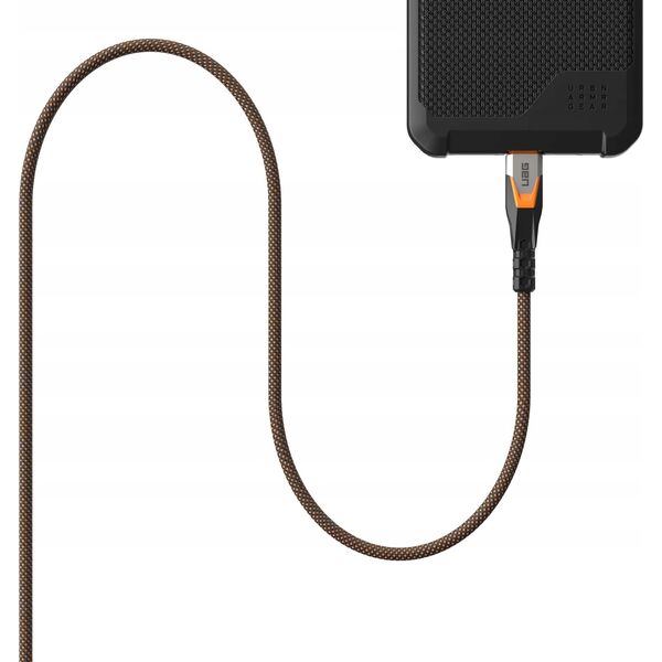 Kabel USB C2G UAG SRGE - kabel USB-C - USB-C, USB 3.2 Gen2 240W/20Gbps, 75 cm (black/orange) 14046364 840283916328