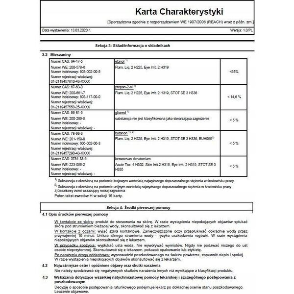 Lean Żel do Dezynfekcji Rąk Antybakteryjny 70% 100ml LEAN 14048241 5905884455470