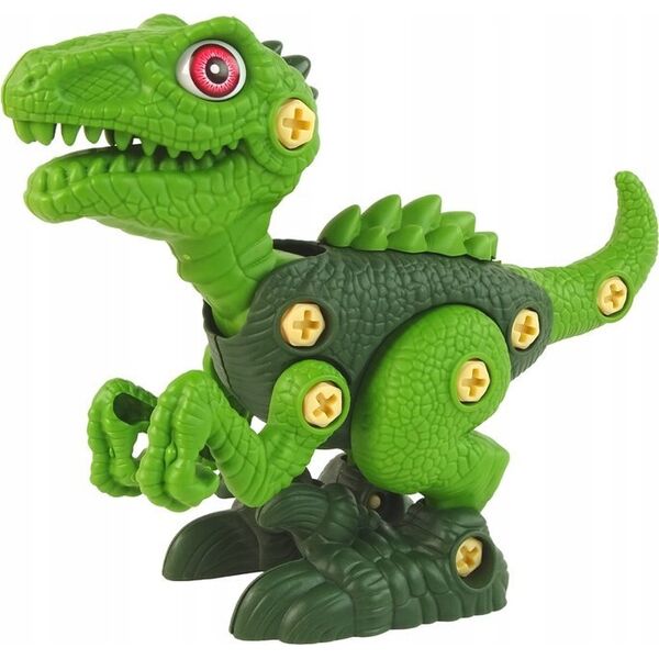 LeanToys Dinozaur Do Rozkręcania Majsterkowanie Zielony LEAN Toys 14048252 5905515352048