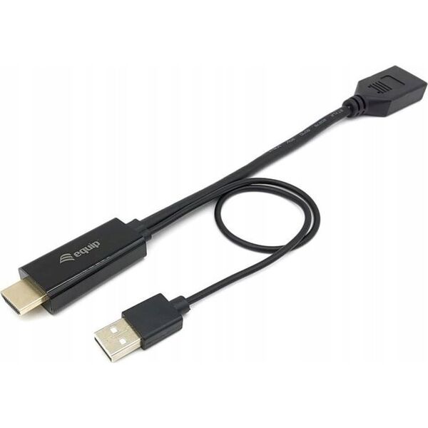 Adapter AV Equip Equip HDMI Adapter Displayport  St/Bu 0.15m 4K/60Hz       sw 14049361 4015867226742