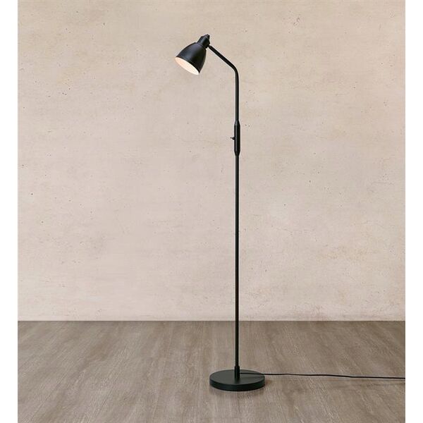 Lampa podłogowa Markslojd Markslojd Story 108713 lampa stojącowa podłogowa 1x40W E14 czarna/biała 14049530 7330024611740