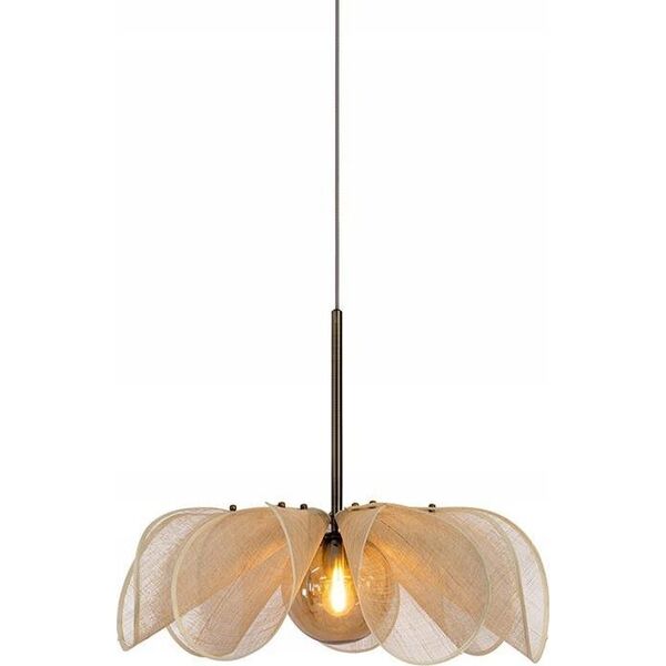 Lampa wisząca Markslojd Markslojd Styrka 108659 lampa wisząca zwis 1x40W E27 antique brass/naturalna 14049702 7330024610996