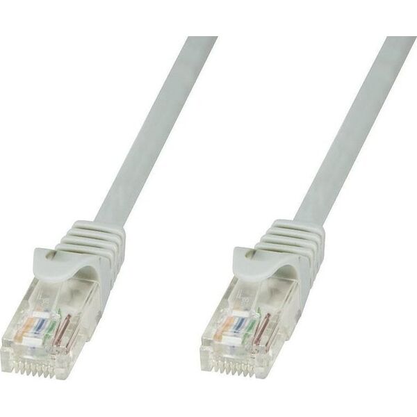 Techly Techly Patch cord Cat6 UTP 1m szary CCA