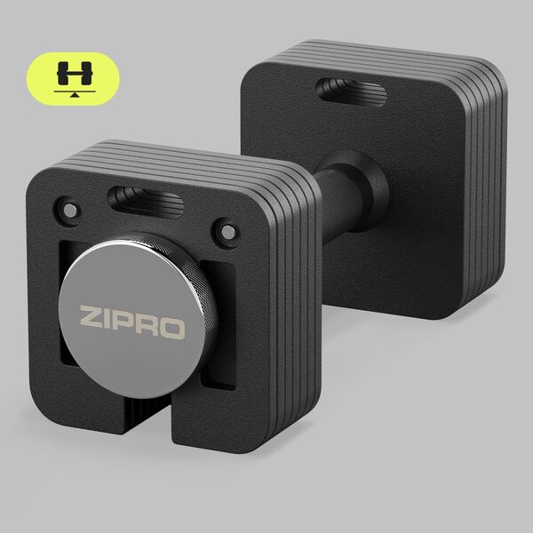 Zipro Hantla z regulowanym obciążeniem SQUARE 16 kg