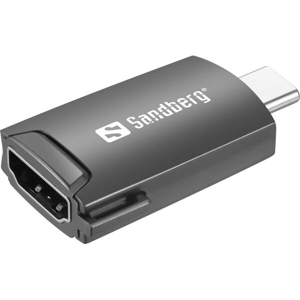 Adapter USB Sandberg USB-C - HDMI Czarny  (136-34)
