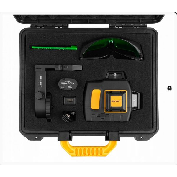Smart Laser płaszczyznowy 06-03040G zielony 40 m