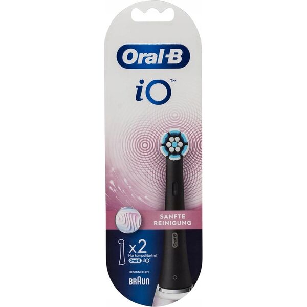 Końcówka Oral-B Oral-B iO Toothbrush heads Gentle Cleaning  BLACK 2-Pack