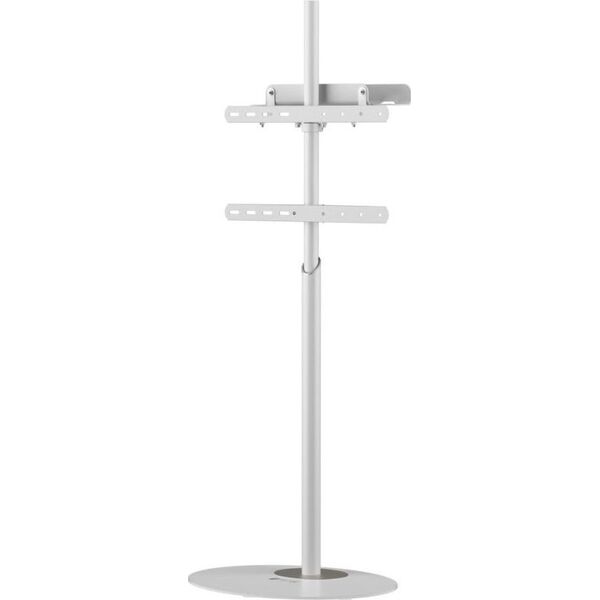 Techly Stojak podłogowy TV 32"-65" do 35kg regulowany biały