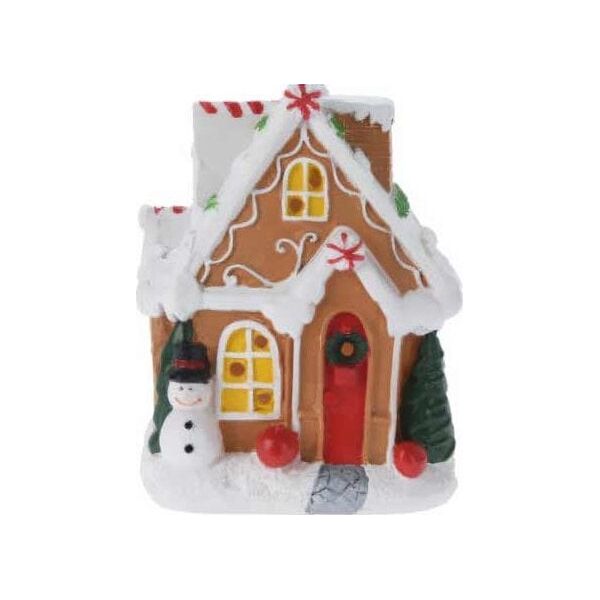 Dekoracja świąteczna Home Styling Collection Figurka Domek z piernika, 10 cm
