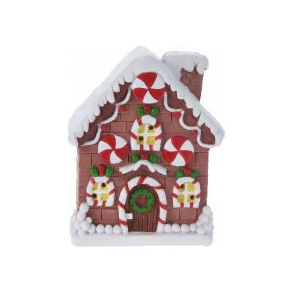 Dekoracja świąteczna Home Styling Collection Figurka Domek z piernika, 10 cm