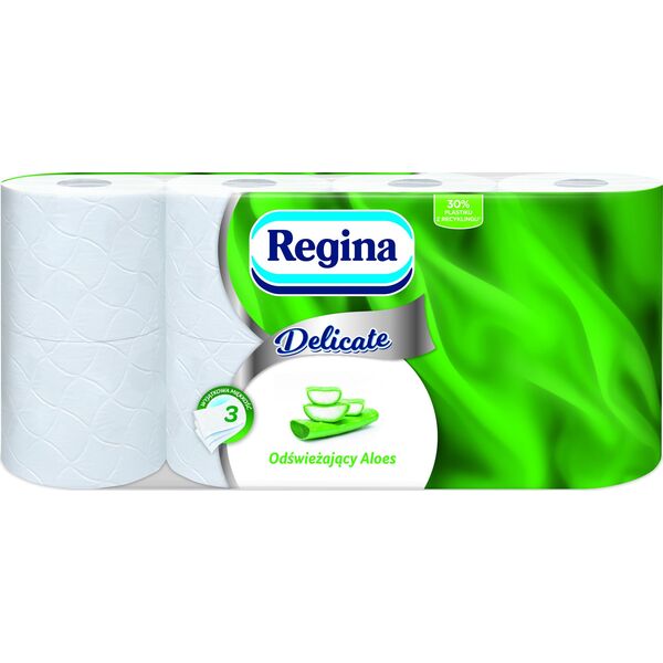 Regina Regina Aloe Vera – Papier toaletowy celuloza, 3-warstwowy - Biały 14054619 8004260499088