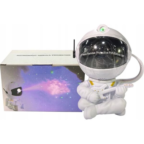 OEM LAMPKA / PROJEKTOR LED ASTRONAUTA HR-F2, WHITE / BIAŁY 14060088 5901313585305