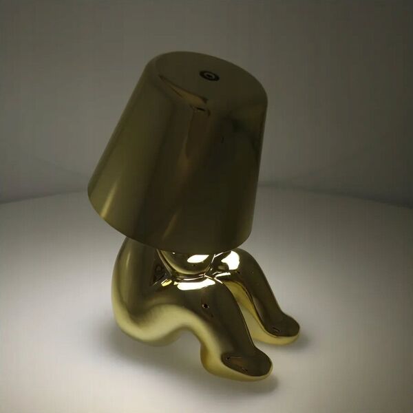 Lampka biurkowa OEM Lampka nocna GOLD MAN Art Deco siedzący (wzór 4) MLTL 14061633 5903396269226