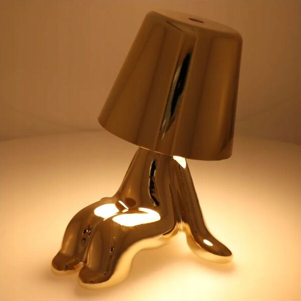 Lampka biurkowa OEM Lampka nocna GOLD MAN Art Deco siedzący (wzór 6) MLTL 14061634 5903396269233