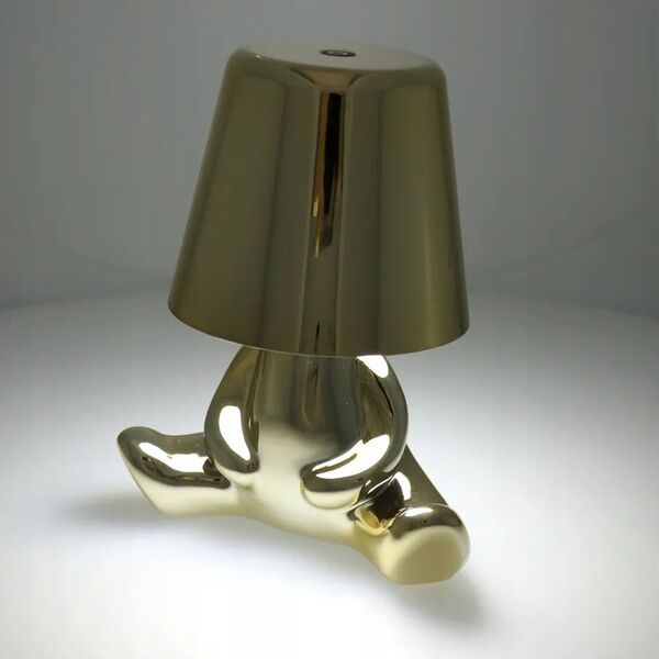 Lampka biurkowa OEM Lampka nocna GOLD MAN Art Deco siedzący (wzór 7) MLTL 14061636 5903396269257