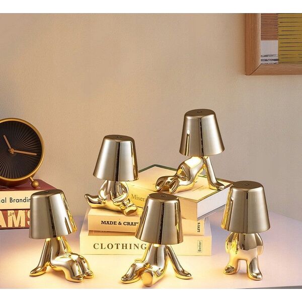 Lampka biurkowa OEM Lampka nocna GOLD MAN Art Deco stojący (wzór 8) MLTL 14061637 5903396269264