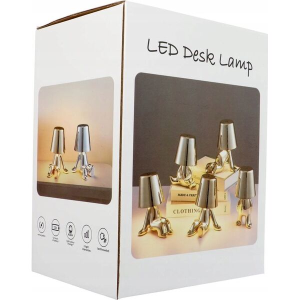 Lampka biurkowa OEM Lampka nocna GOLD MAN Art Deco stojący (wzór 8) MLTL 14061637 5903396269264
