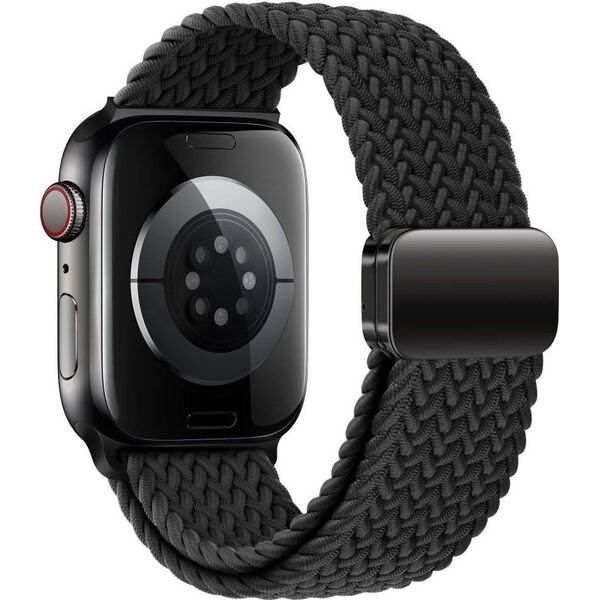Tech-Protect Pasek Tech-Protect Nylonmag Apple Watch 4/5/6/7/8/9/SE/Ultra 1/2 42/44/45/49mm Black 14061749 5906302312764