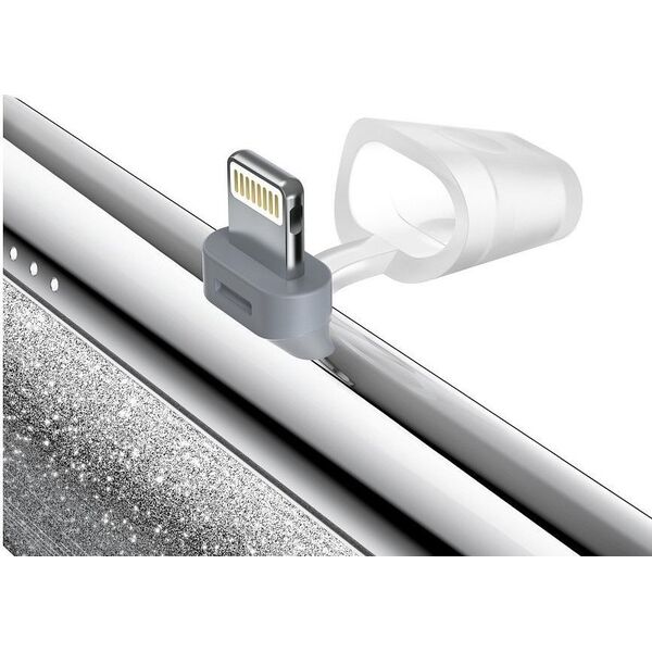 Powerbank Veger VEGER powerbank 5 000 mAh z wbudowanym złączem Lightning PD QC3.0 2,4A 12W PlugOn (W0573P) srebrny 14062119 6970453558523