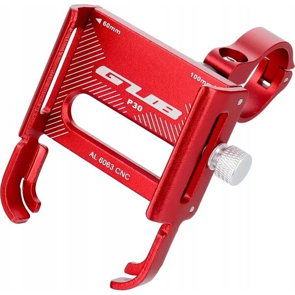 OEM GUB uchwyt rowerowy na kierownicę P30 Aluminium czerwony 14062437 5903396222764