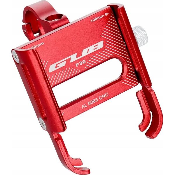 OEM GUB uchwyt rowerowy na kierownicę P30 Aluminium czerwony 14062437 5903396222764