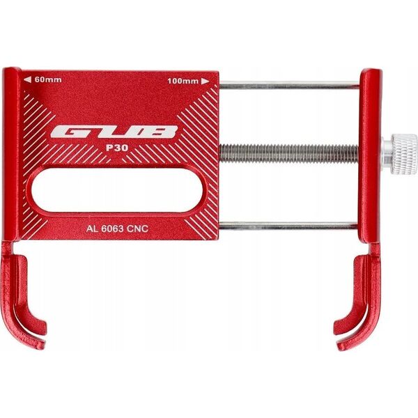 OEM GUB uchwyt rowerowy na kierownicę P30 Aluminium czerwony 14062437 5903396222764