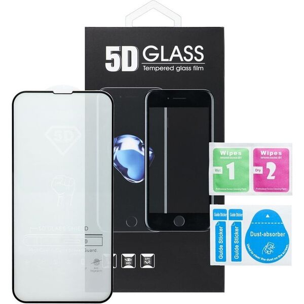 OEM 5D Full Glue Tempered Glass - do Xiaomi 14 czarny 14063037 5903396260087