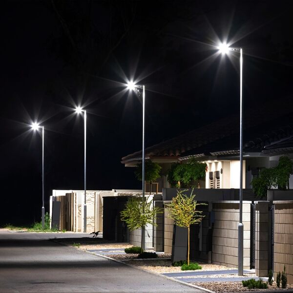 Eko-Light Milagro Latarnia solarna Via EKO9094 100W LED 1200lm 6000K czarna 14063282 5902693790945