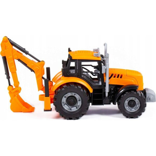 Polesie TRAKTOR KOPARKA 25X12X15 PROGRESS POM WADP WB12 14063804 4810344091543