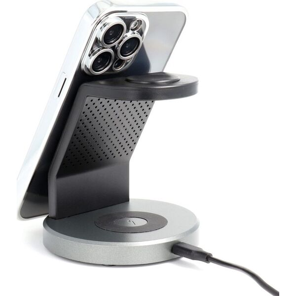 OEM Futerał ELECTRO MAG COVER kompatybilny z MagSafe do IPHONE 12 Pro srebrny 14064296 5903396208720