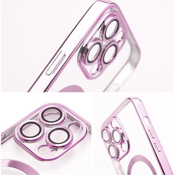 OEM Futerał ELECTRO MAG COVER kompatybilny z MagSafe do IPHONE 14 złoty róż 14064310 5903396209048