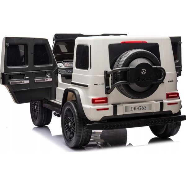 Lean Cars Auto Na Akumulator Mercedes G63 XXL Biały 4x4 14064615 5905991013273