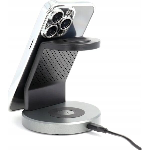 OEM Futerał ELECTRO MAG COVER kompatybilny z MagSafe do IPHONE 15 Pro srebrny 14064804 5903396228148