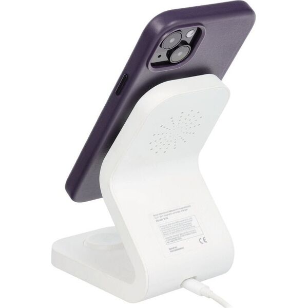 OEM Futerał LEATHER MAG COVER kompatybilny z MagSafe do IPHONE 15 Pro ciemny fioletowy 14064811 5903396222399