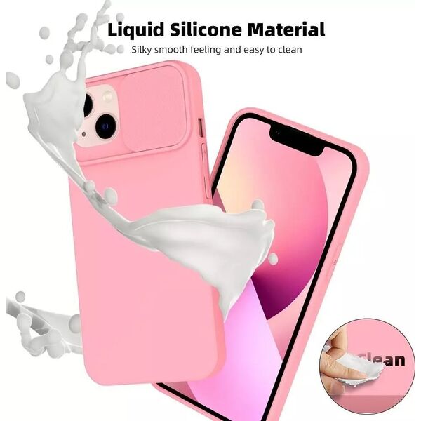OEM Futerał SLIDE do IPHONE 14 Plus jasnoróżowy 14064840 5903396183379