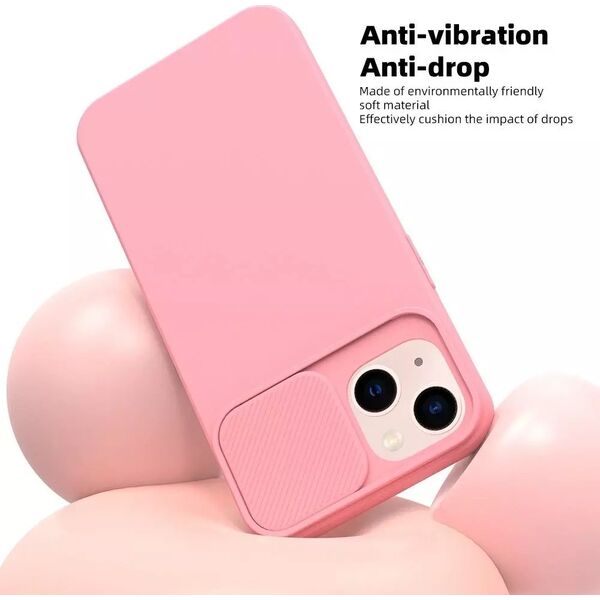 OEM Futerał SLIDE do IPHONE 14 Plus jasnoróżowy 14064840 5903396183379