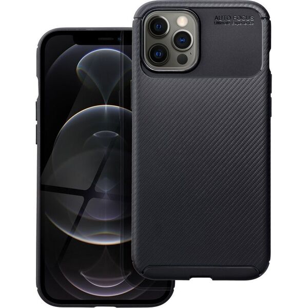 OEM Futerał CARBON PREMIUM do IPHONE 12 Pro Max czarny 14064907 5903396177941