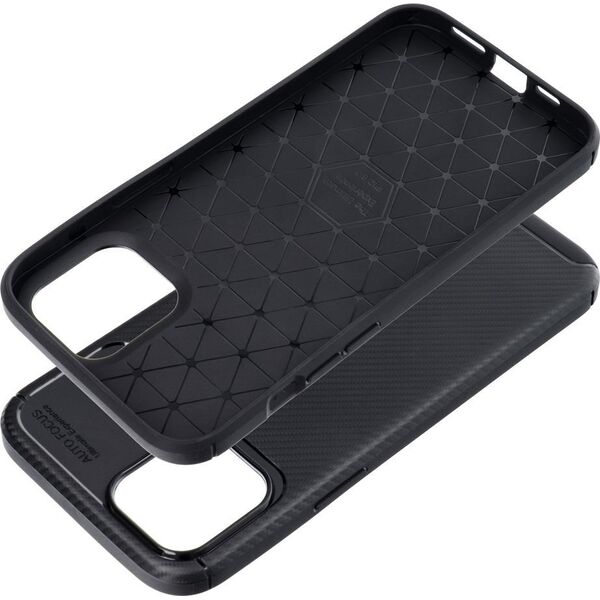 OEM Futerał CARBON PREMIUM do IPHONE 12 Pro Max czarny 14064907 5903396177941