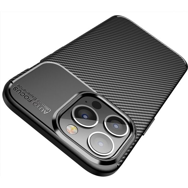 OEM Futerał CARBON PREMIUM do IPHONE 12 Pro Max czarny 14064907 5903396177941